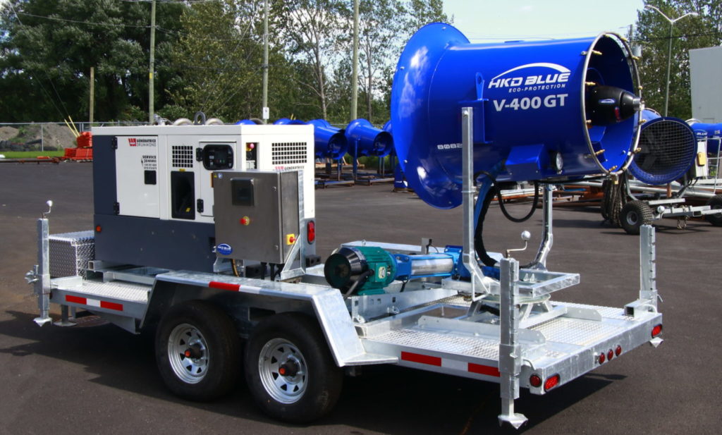 2022 HKD BLUE V-FLOW 400-GT TRAILER W/ GENERATOR DUST SUPPRESSION – 001121 - Falcon - Amaco