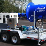 2022 HKD BLUE V-FLOW 400-GT TRAILER W/ GENERATOR DUST SUPPRESSION – 001121 - Falcon - Amaco