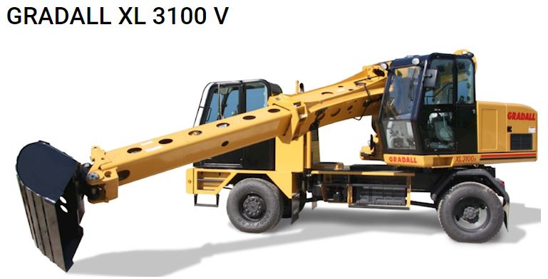 2024 GRADALL XL 3100V Highway Speed Wheeled Excavator – 001478 - Gradall - Amaco